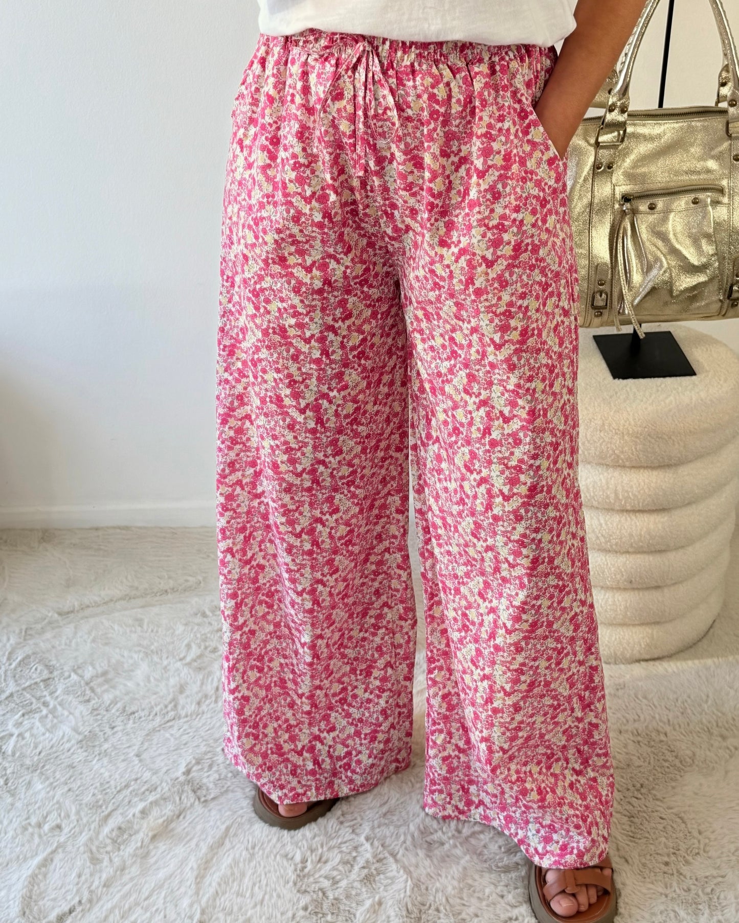 Pantalon Emilio rose