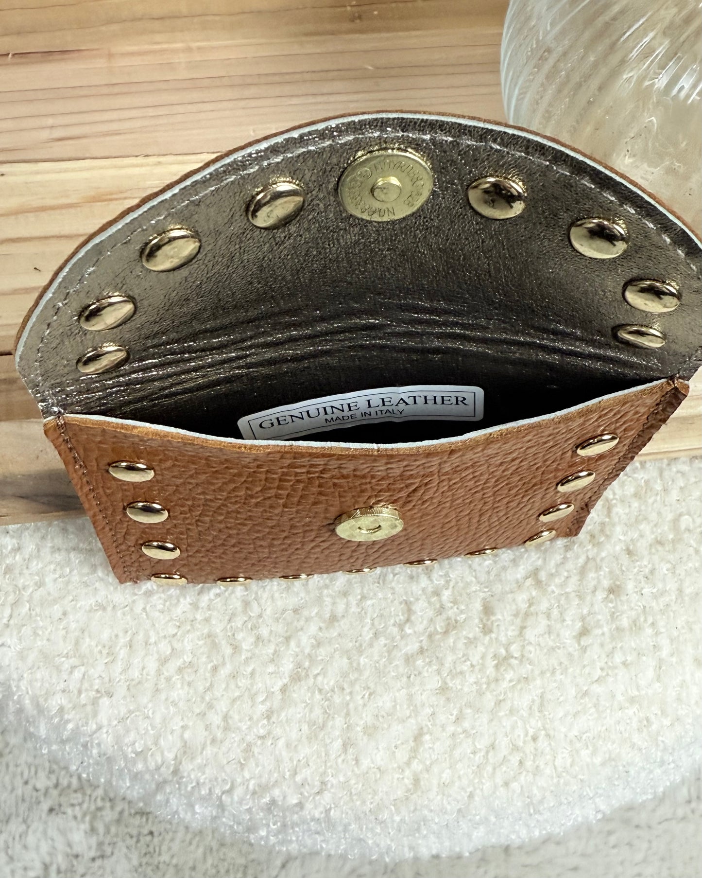 Porte carte cuir