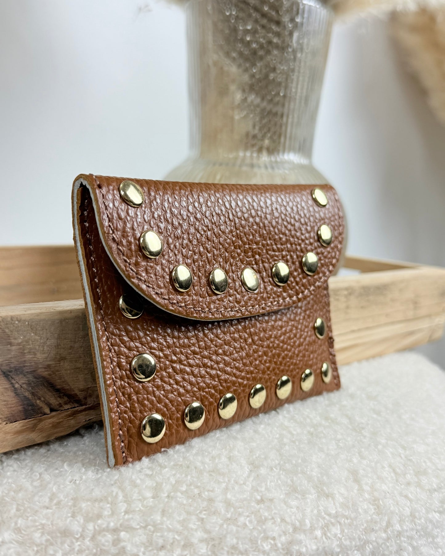 Porte carte cuir