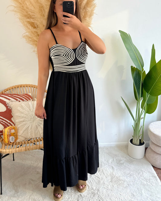 Robe Cléo - Noir