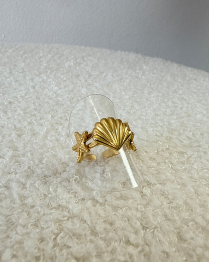 Bague coquillages
