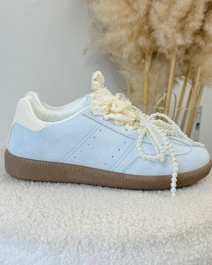 Basket Perles bleu ciel