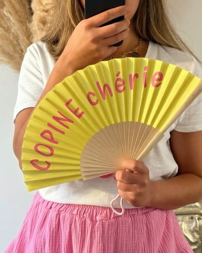 Evantail copine chérie