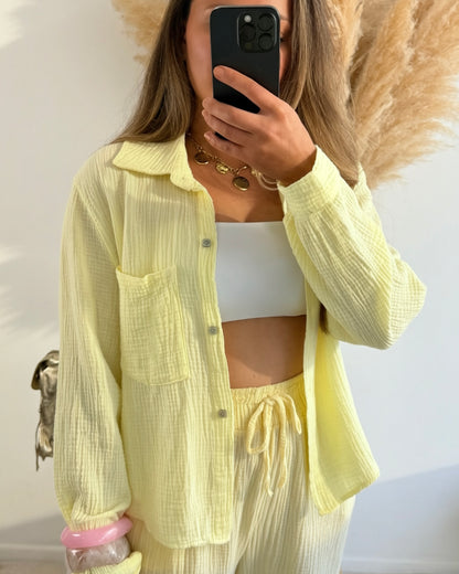 Chemise gaze de coton Solene
