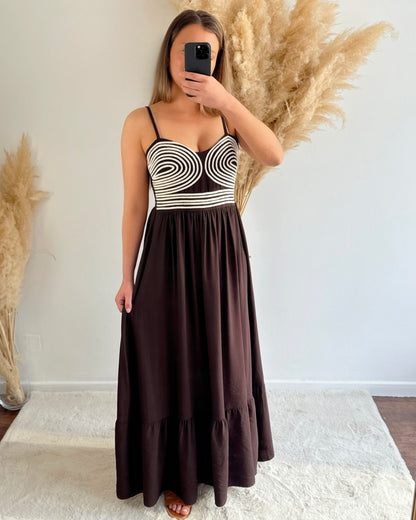 Robe Cléo - Choco