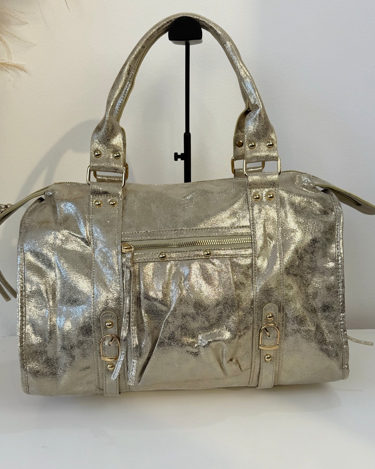 Sac City toile doré