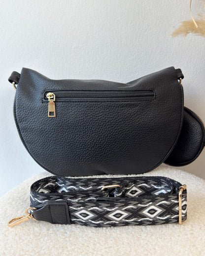 Sac banane camel effet grainé – Chic & pratique