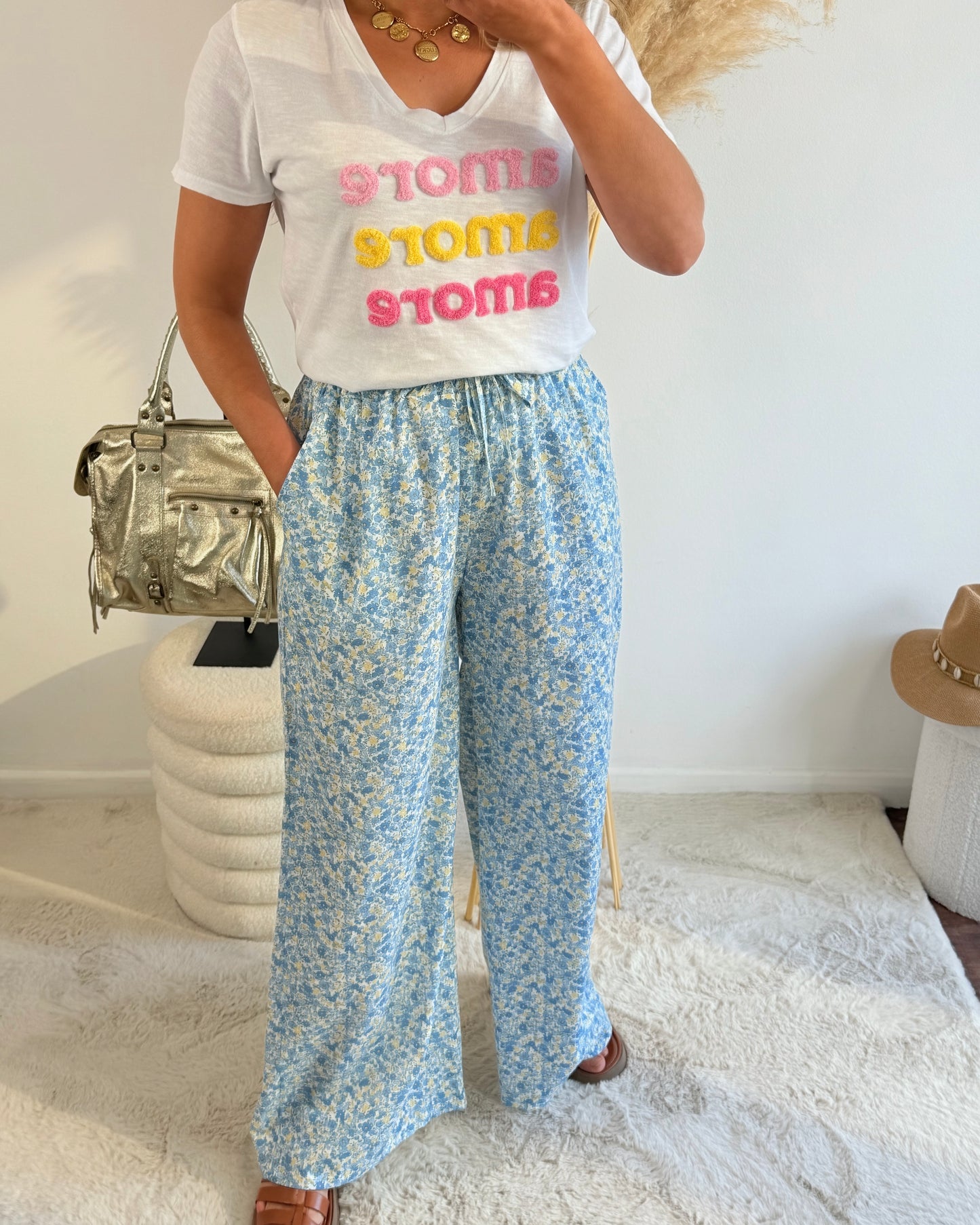 Pantalon Emilio bleu