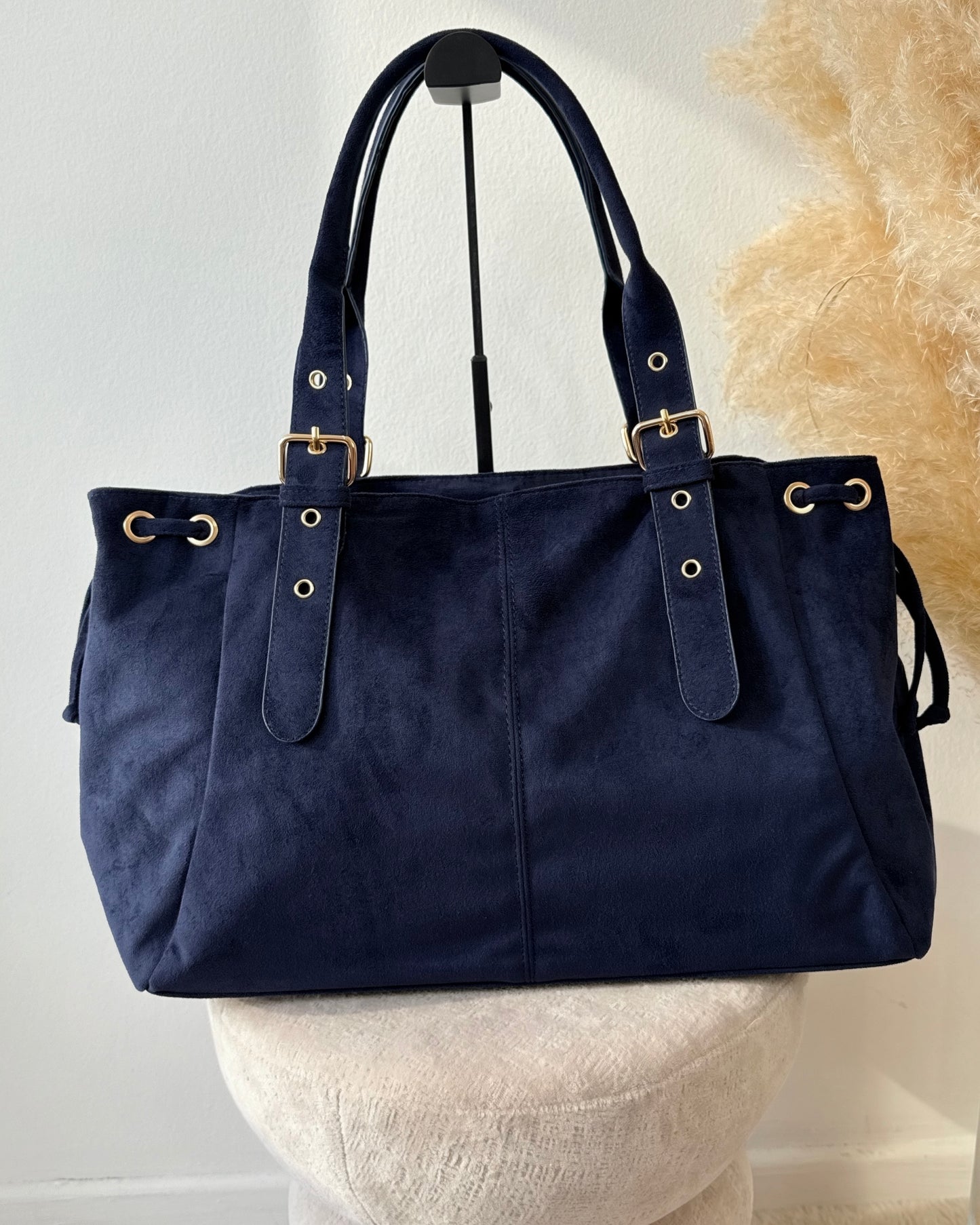 Sac Victoria XL suédine marine