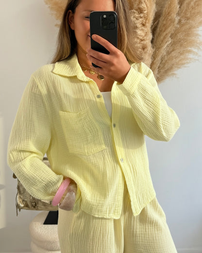 Chemise gaze de coton Solene