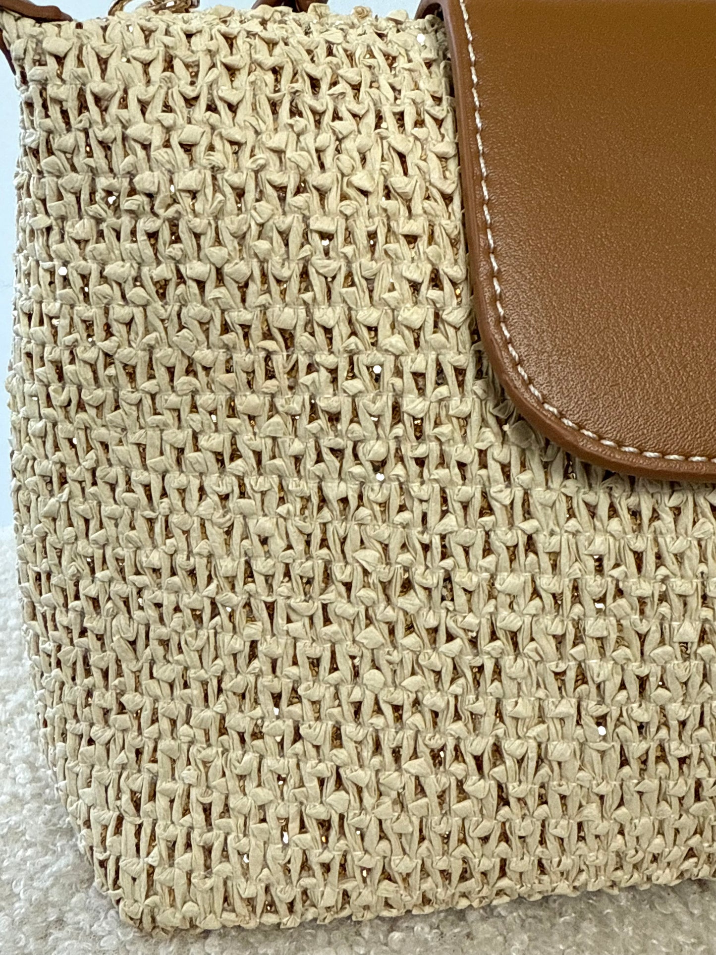 Sac Valentina beige/or