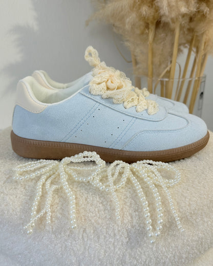 Basket Perles bleu ciel