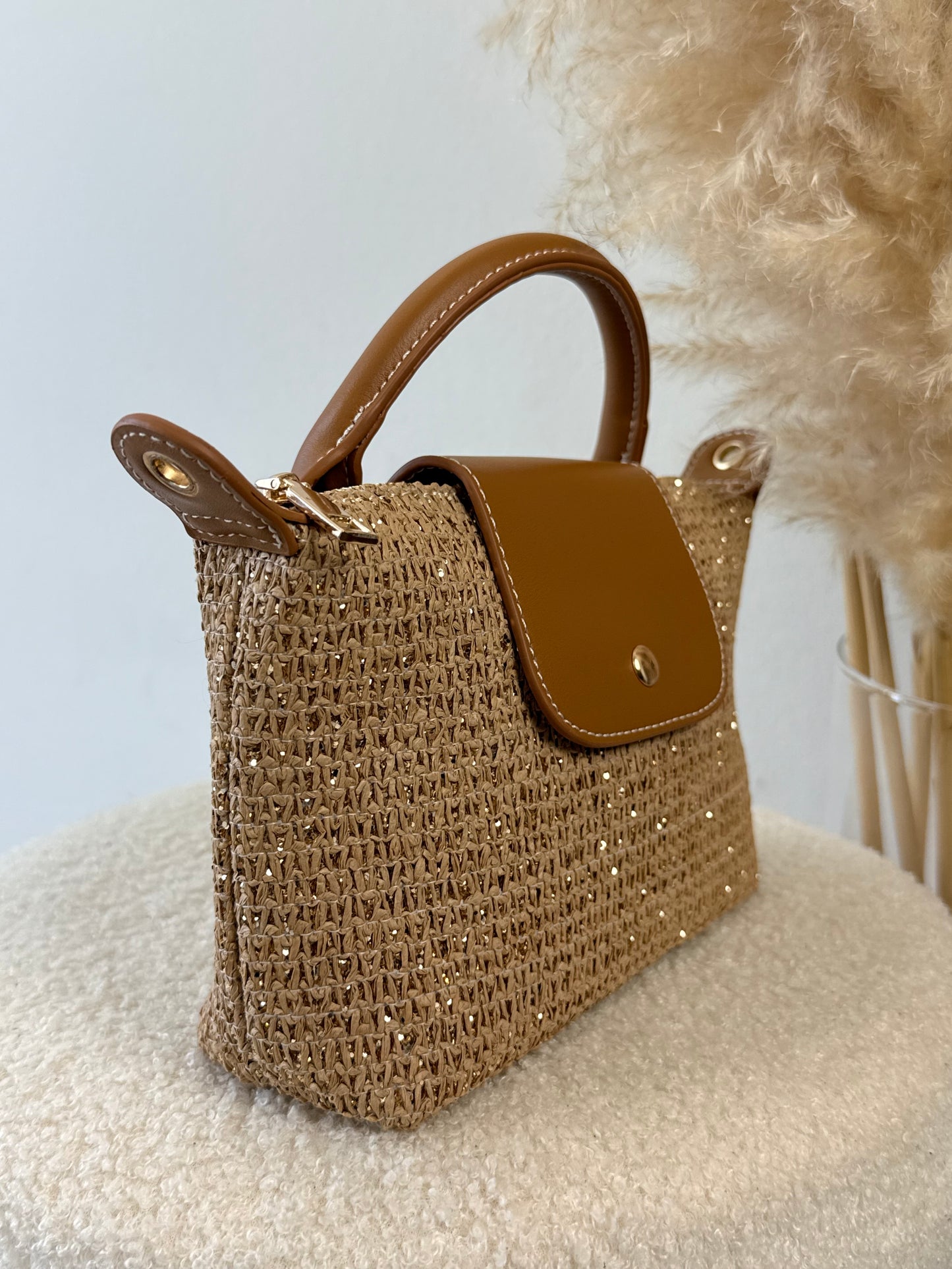 Sac Valentina camel/or