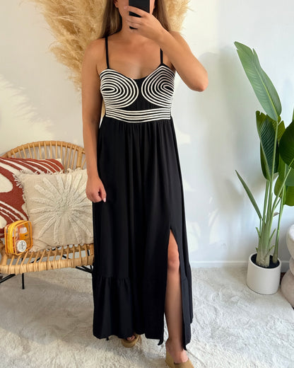 Robe Cléo - Noir