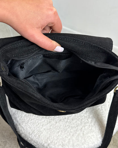 Sac Alma en Daim léo/noir