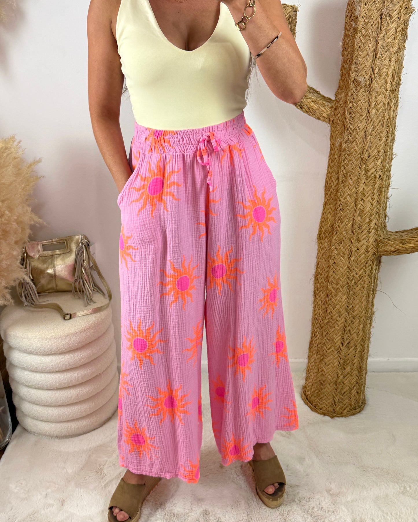 Pantalon palazzo Soléa