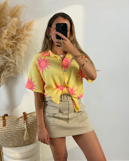 Chemise Soléa jaune