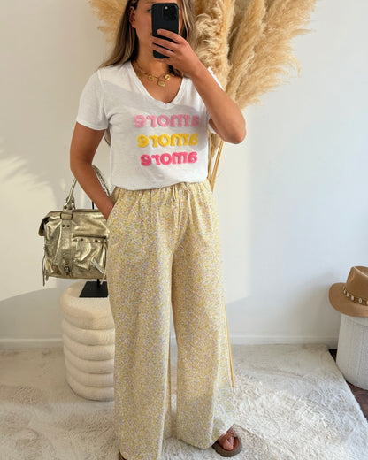 Pantalon Emilio jaune
