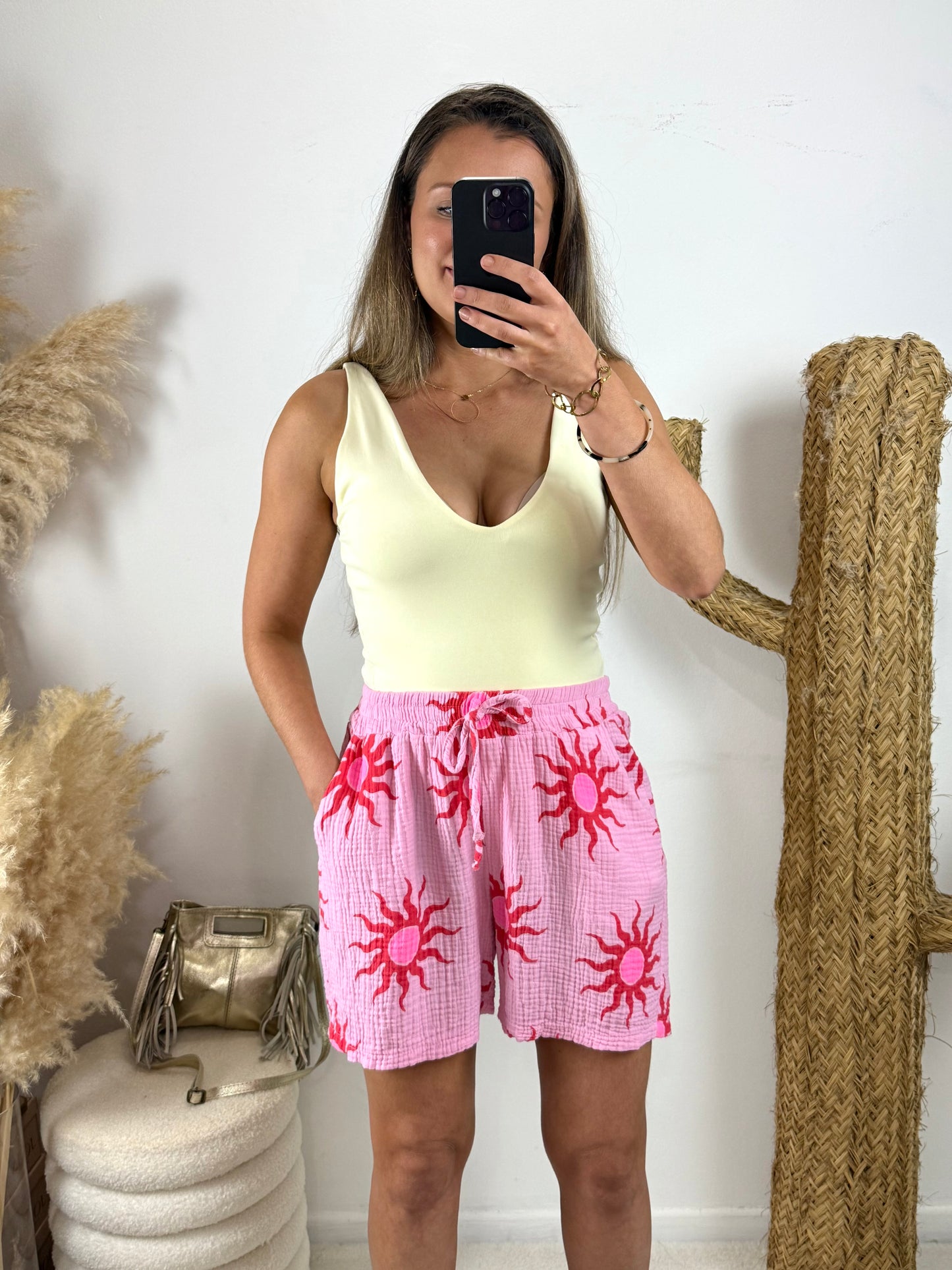 Short Sol rose/rouge