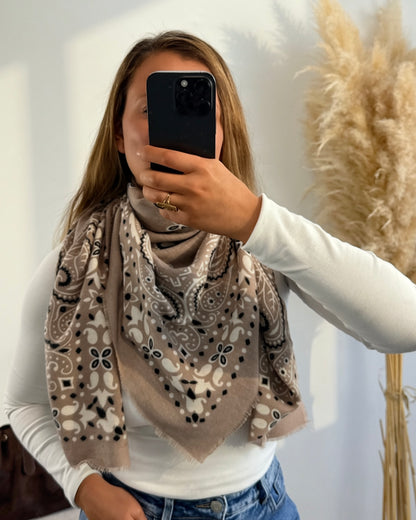 Écharpe Sienna - taupe