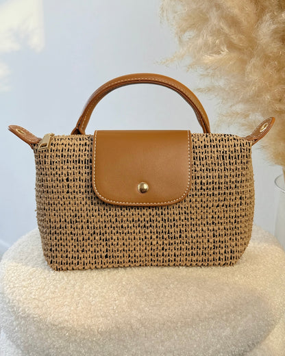 Sac Valentina camel/noir