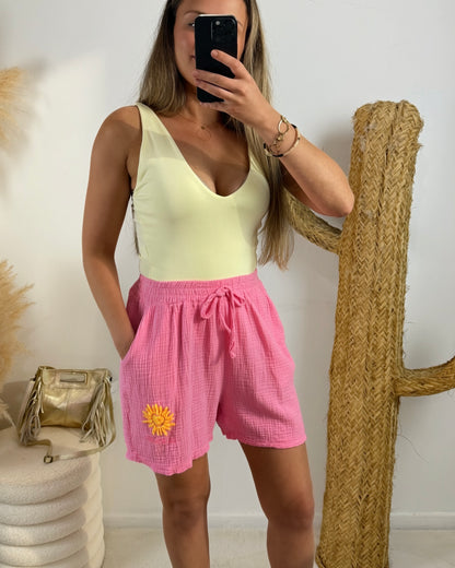 Short Soléa rose