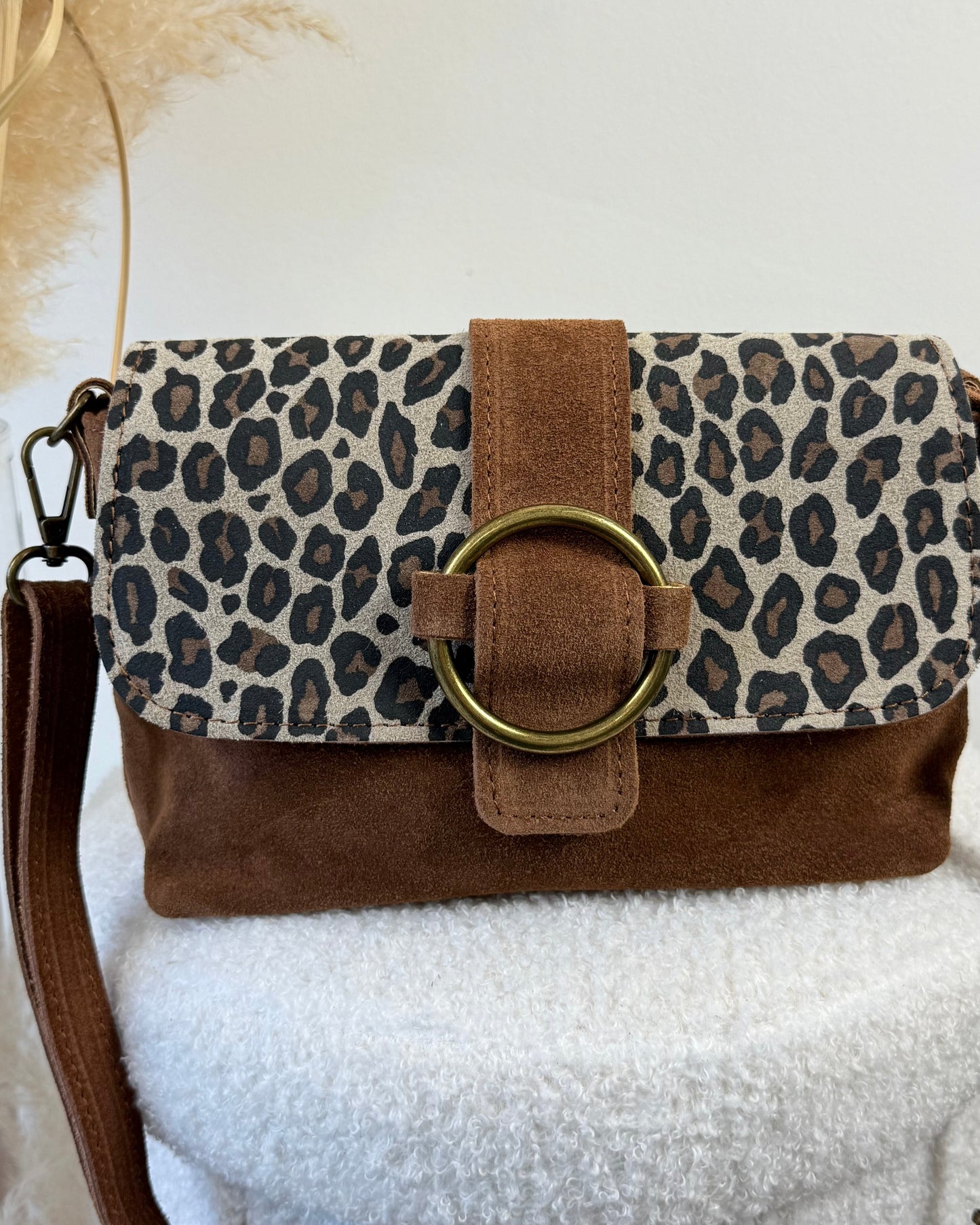 Sac Alma en Daim léo/Camel