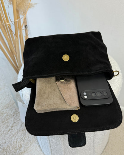 Sac Alma en Daim léo/noir