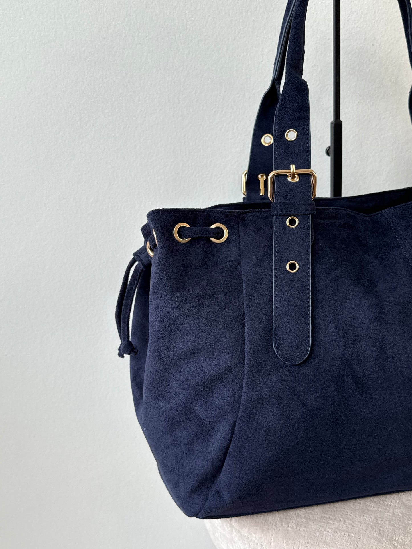 Sac Victoria XL suédine marine