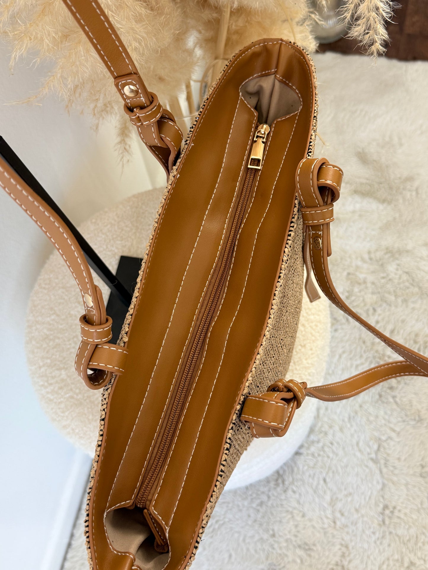 Sac Célestin Camel/Noir