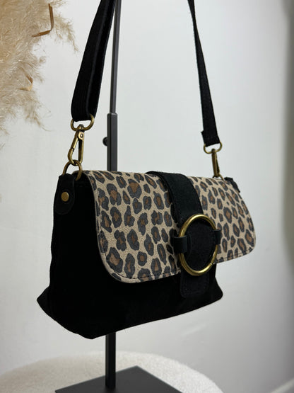 Sac Alma en Daim léo/noir