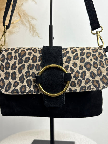Sac Alma en Daim léo/noir
