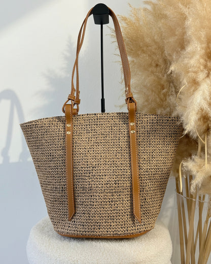 Sac Célestin Camel/Noir