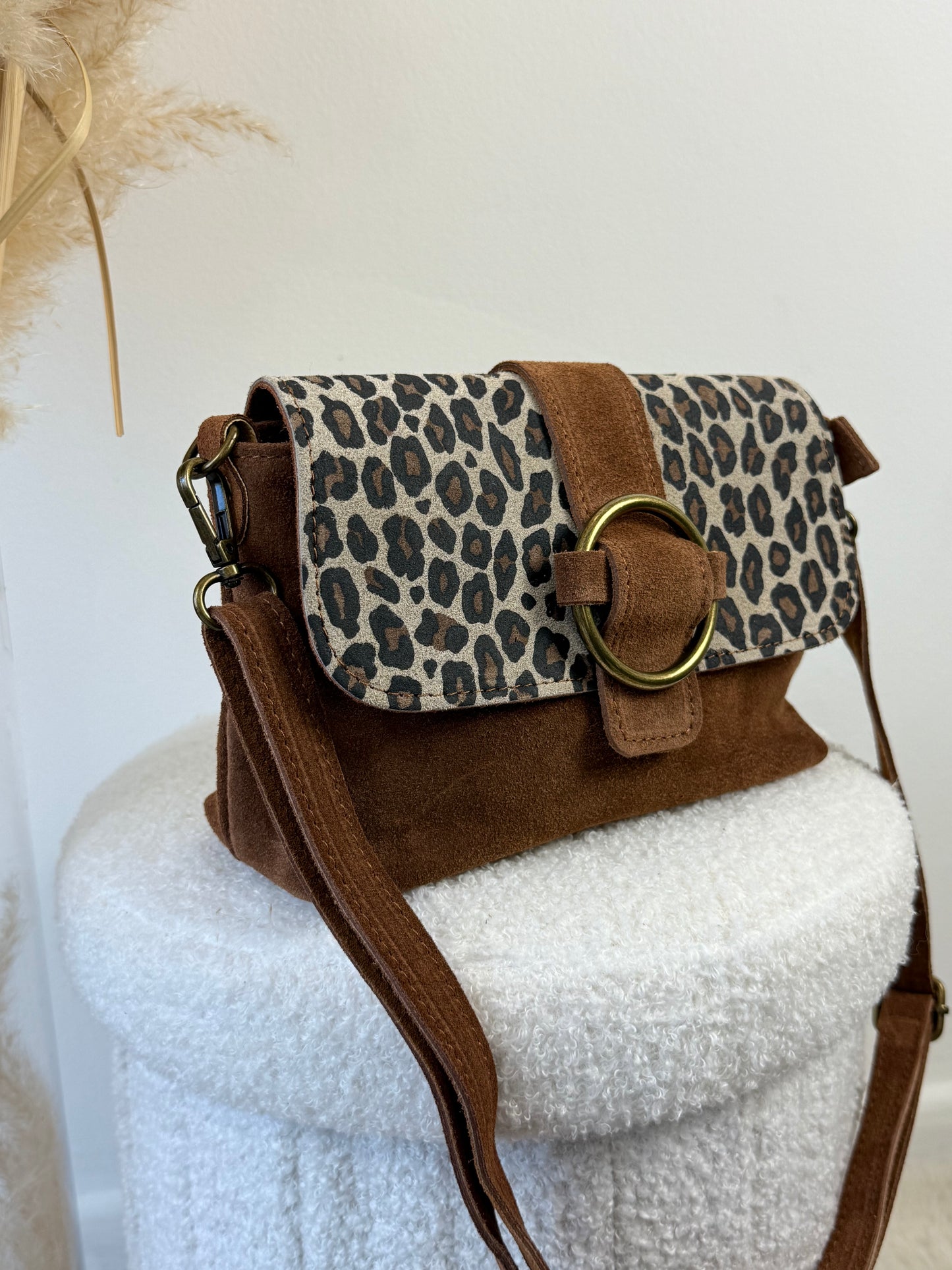 Sac Alma en Daim léo/Camel
