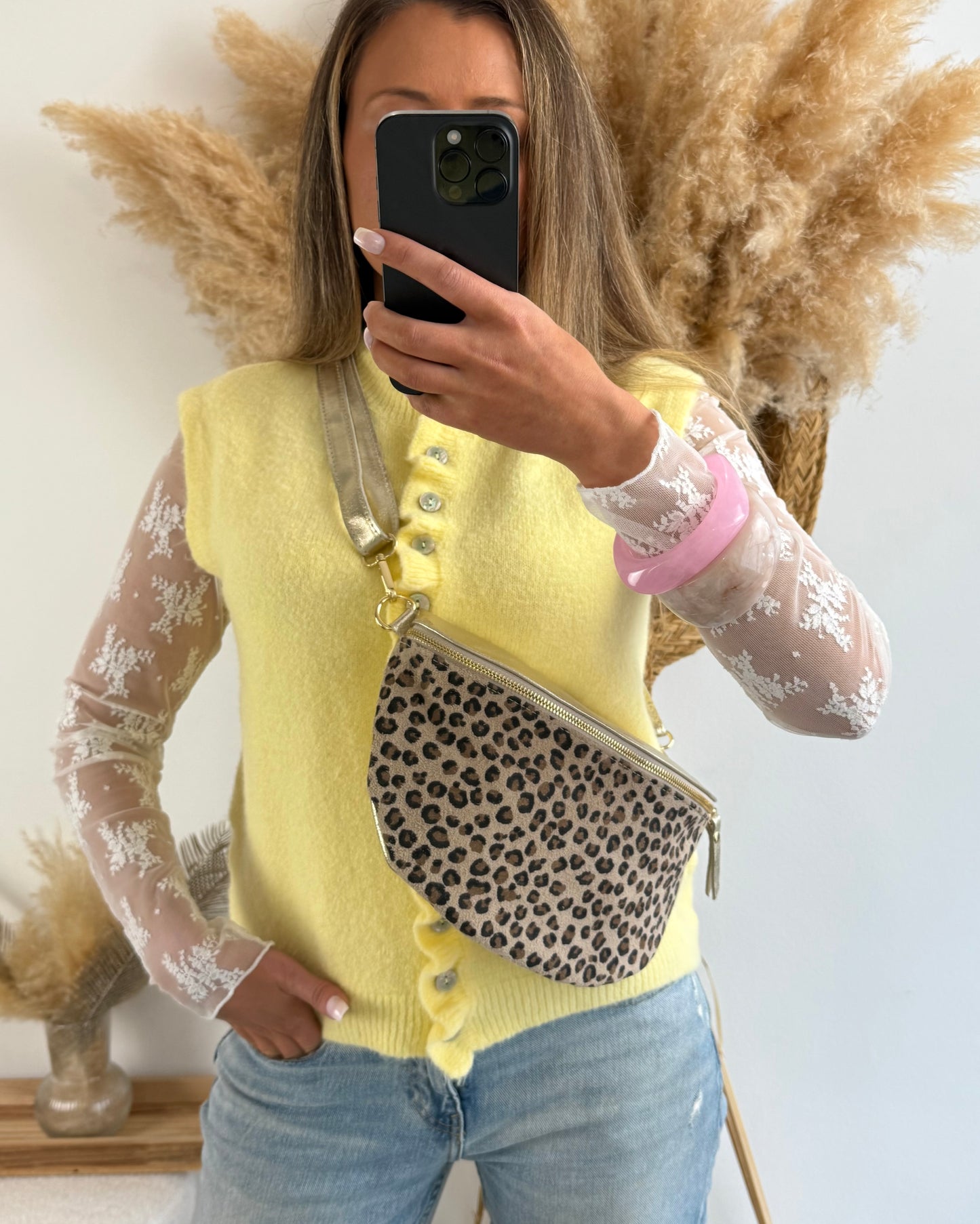 Banane Chloé en cuir