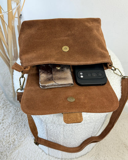 Sac Alma en Daim léo/Camel