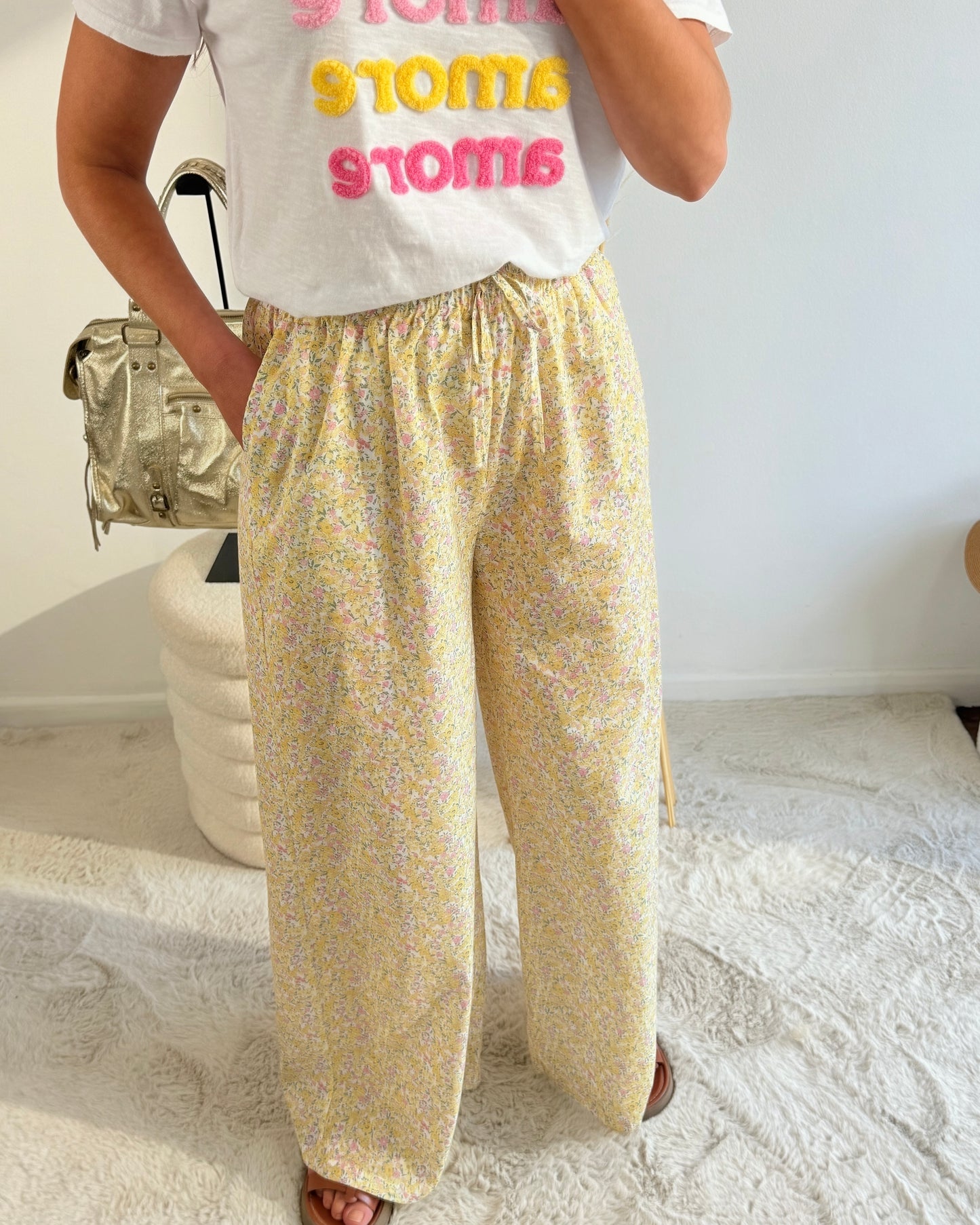 Pantalon Emilio jaune