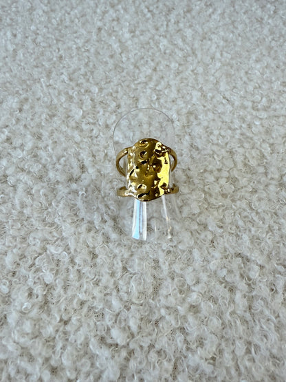 Bague martelée