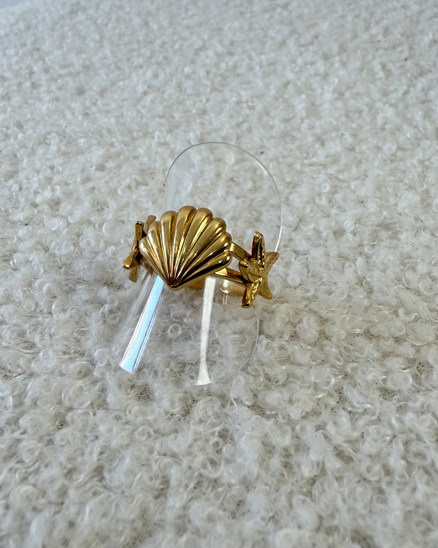 Bague coquillages