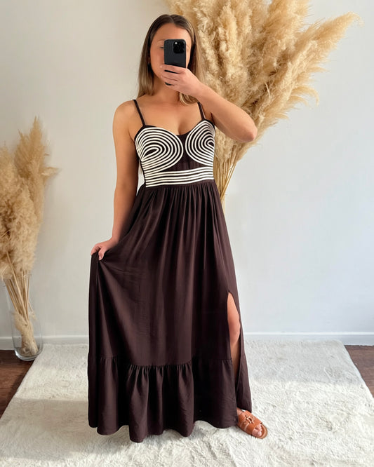 Robe Cléo - Choco