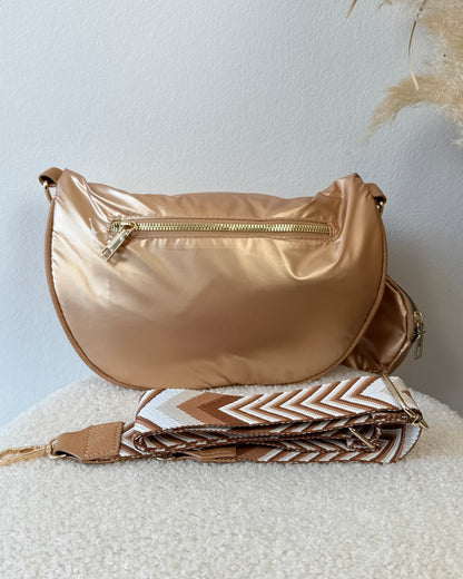 Banane matelassé rose gold