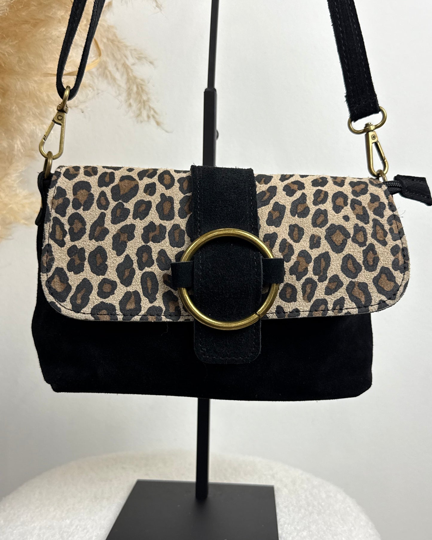 Sac Alma en Daim léo/noir