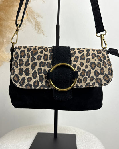 Sac Alma en Daim léo/noir