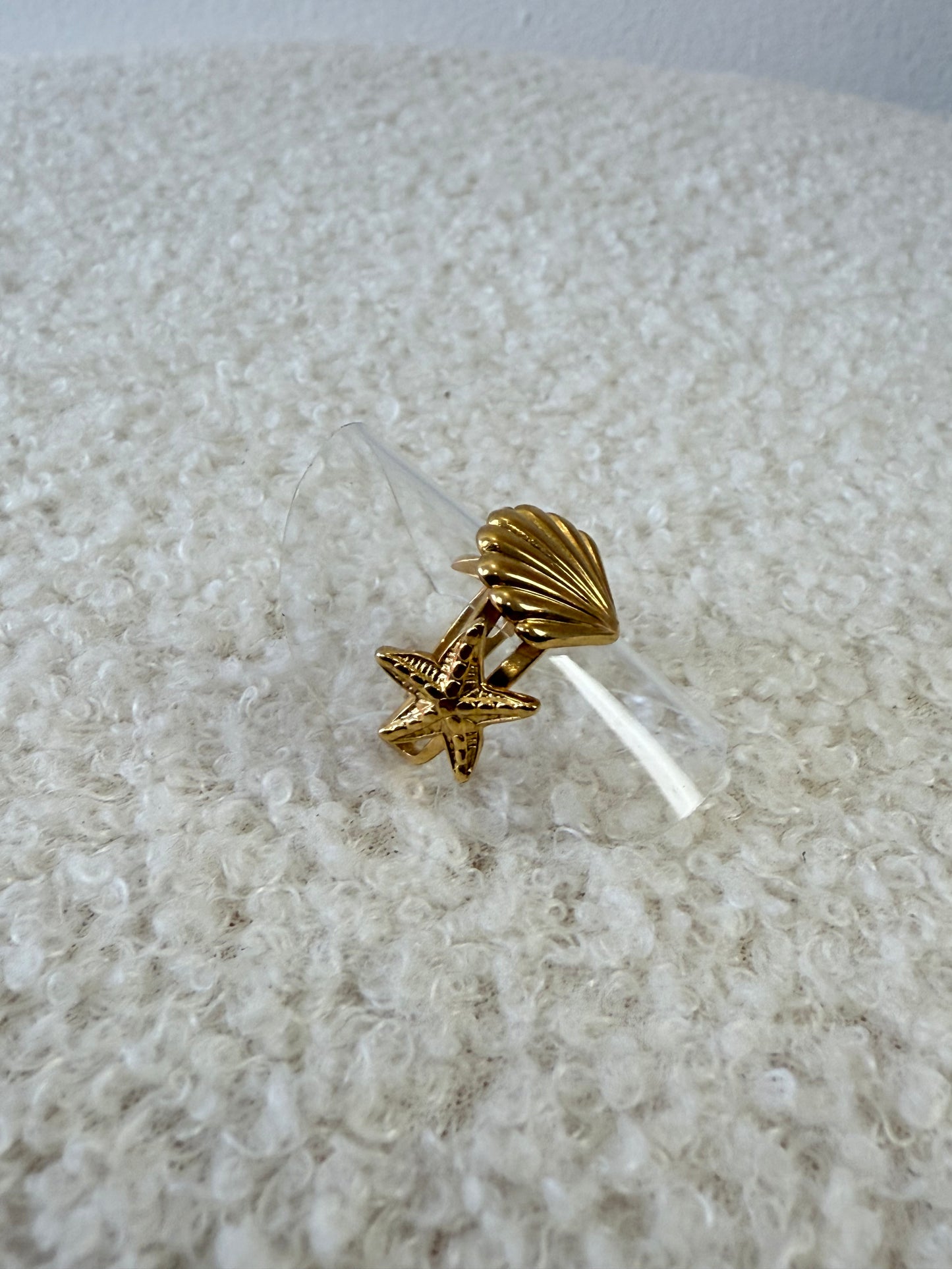 Bague coquillages