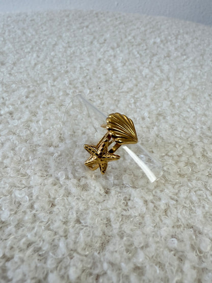 Bague coquillages