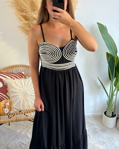 Robe Cléo - Noir
