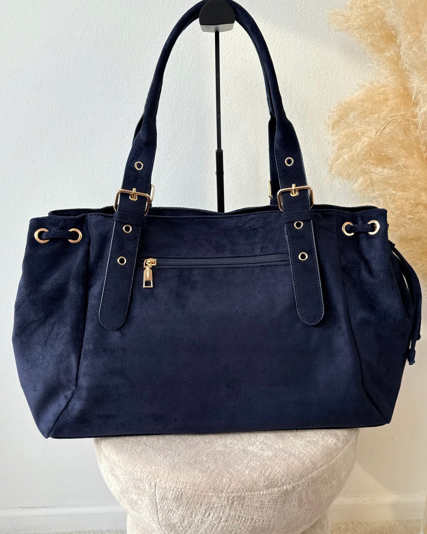 Sac Victoria XL suédine marine