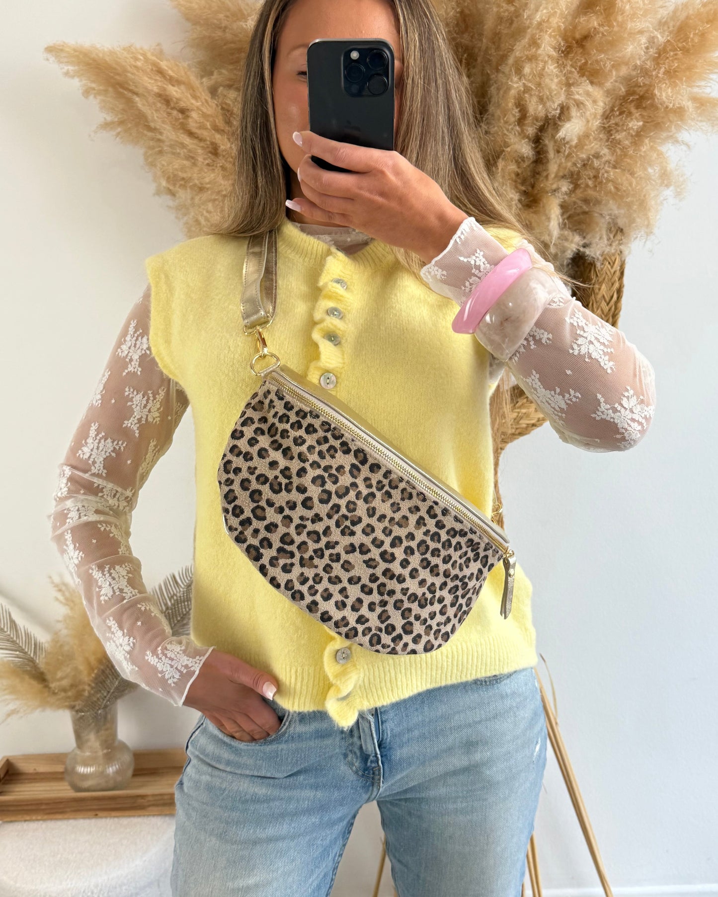 Banane Chloé en cuir