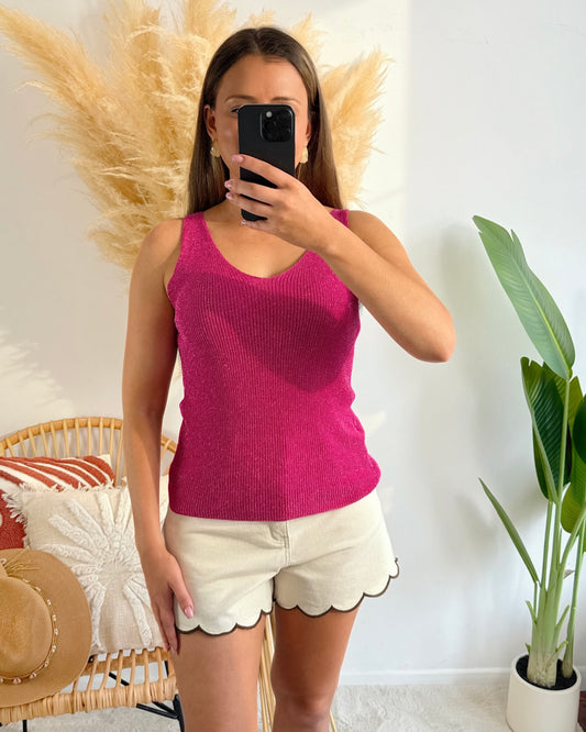 Débardeur Leandro fushia