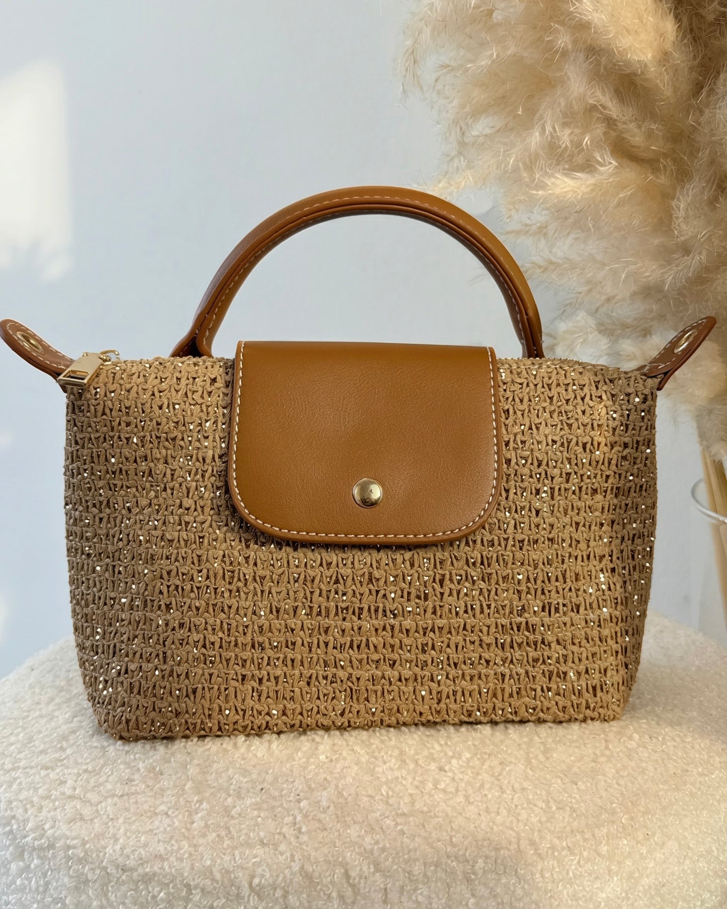 Sac Valentina camel/or